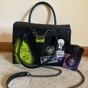 Loungefly Disney Parks Haunted Mansion Crossbody/Shoulder Bag & Matching Wallet